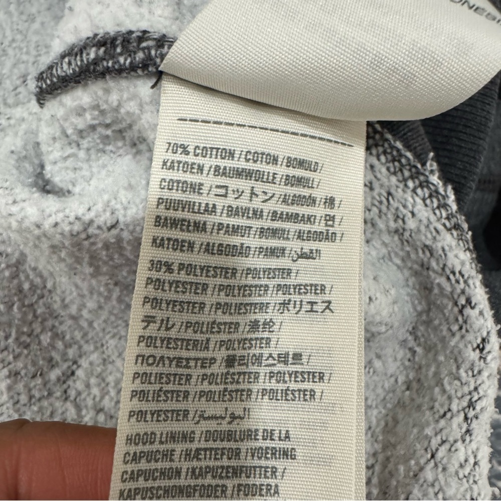 Abercrombie & Fitch Y2K Grunge Muscle Hoodie Distressed Faded XL - Picture 14 of 14
